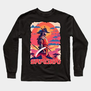 Samurai japan style Long Sleeve T-Shirt